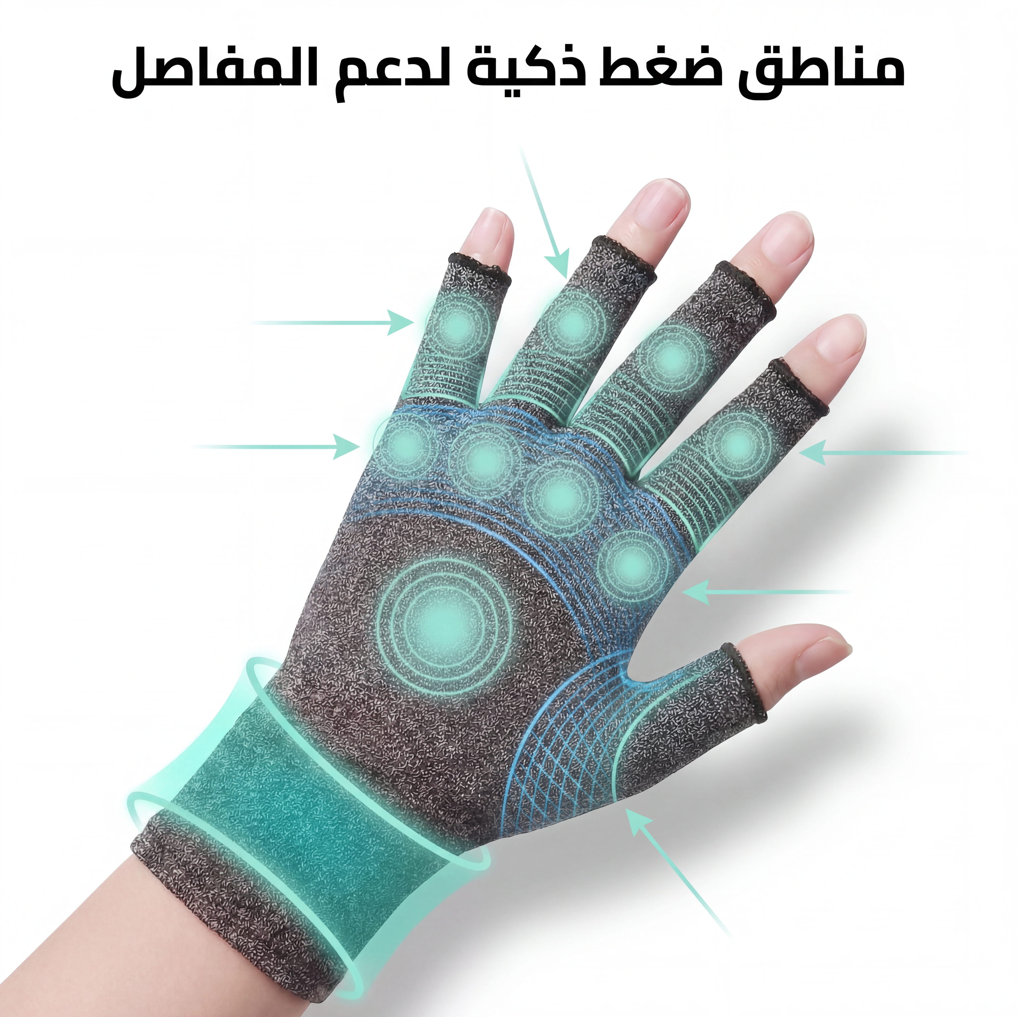 قفازات ضغط لراحة اليد وتحسين الحركة